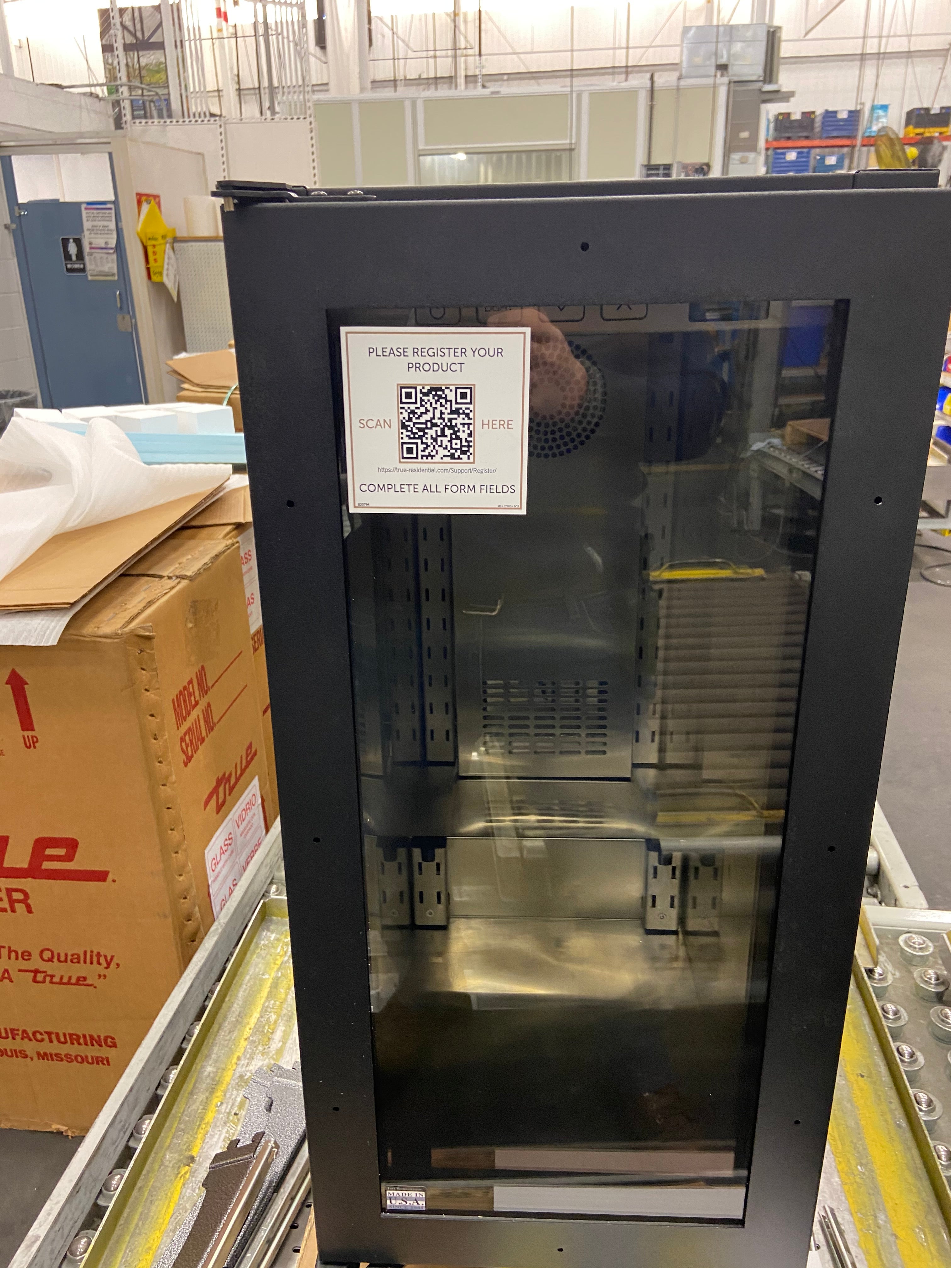 15" Overlay Wine Cabinet - Glass Door - Left Hinge | 10366672-1