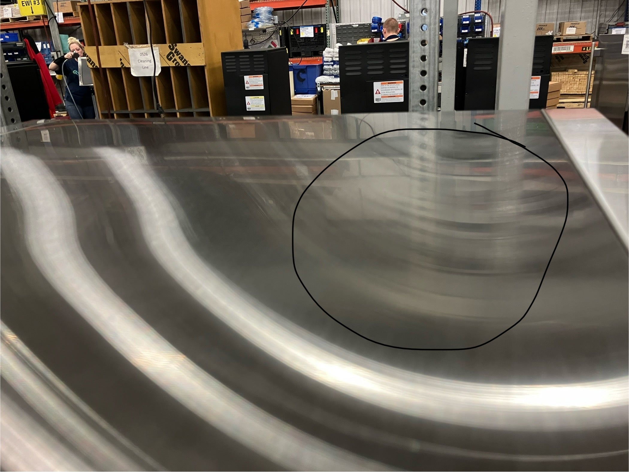 24" Stainless Refrigerator - Glass Door - Left Hinge | 10885551-1