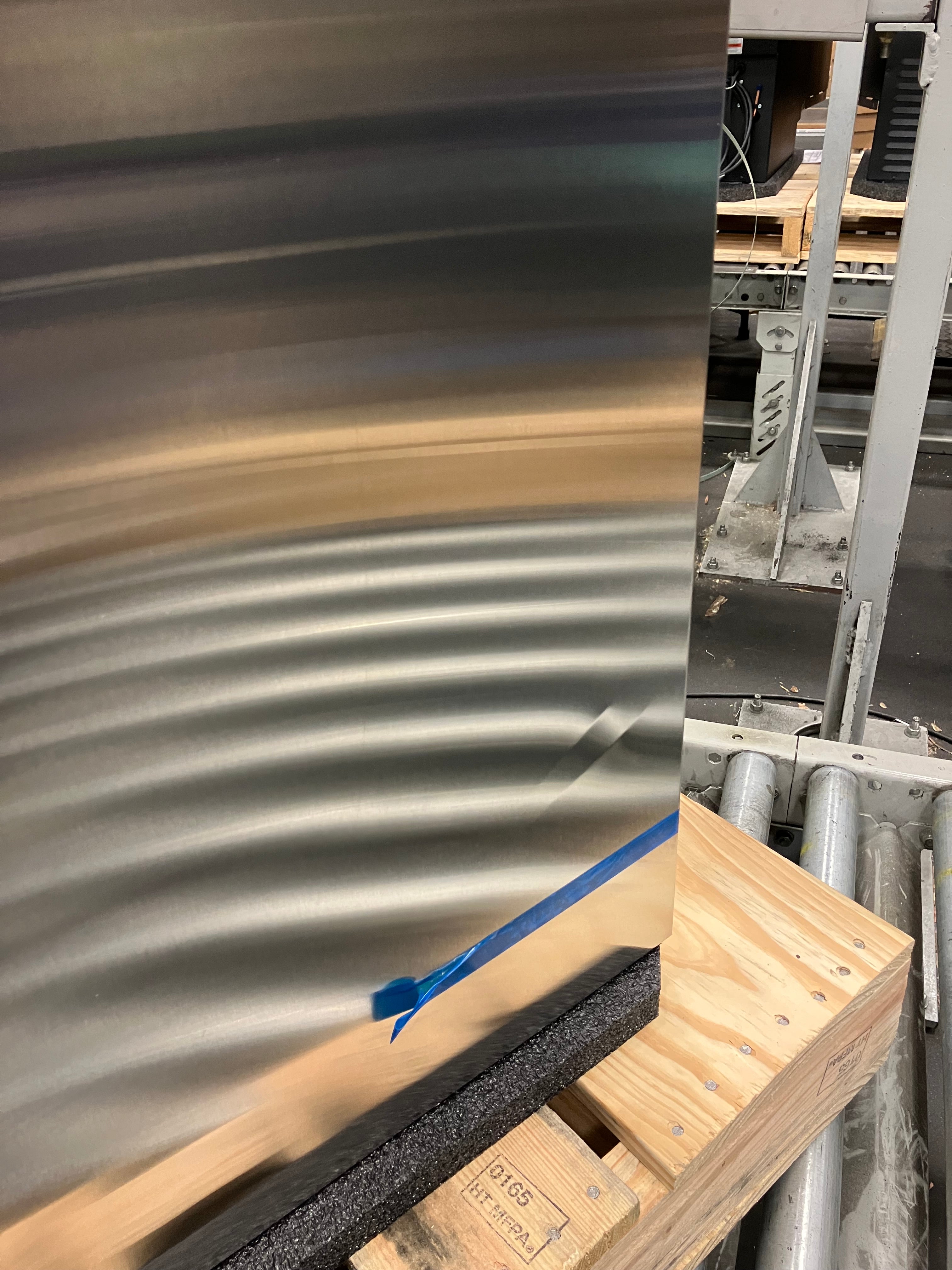 24" Stainless Refrigerator - Glass Door - Left Hinge | 10885551-1