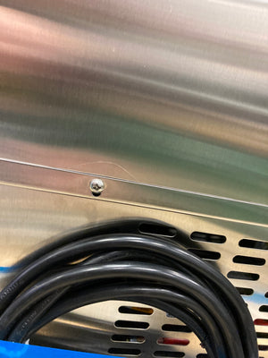 24" Stainless Refrigerator - Glass Door - Left Hinge | 10922002-1