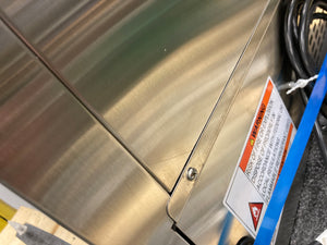 24" Stainless Refrigerator - Glass Door - Left Hinge | 10922002-1