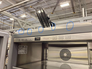 24" Stainless Refrigerator - Glass Door - Left Hinge | 10922002-1