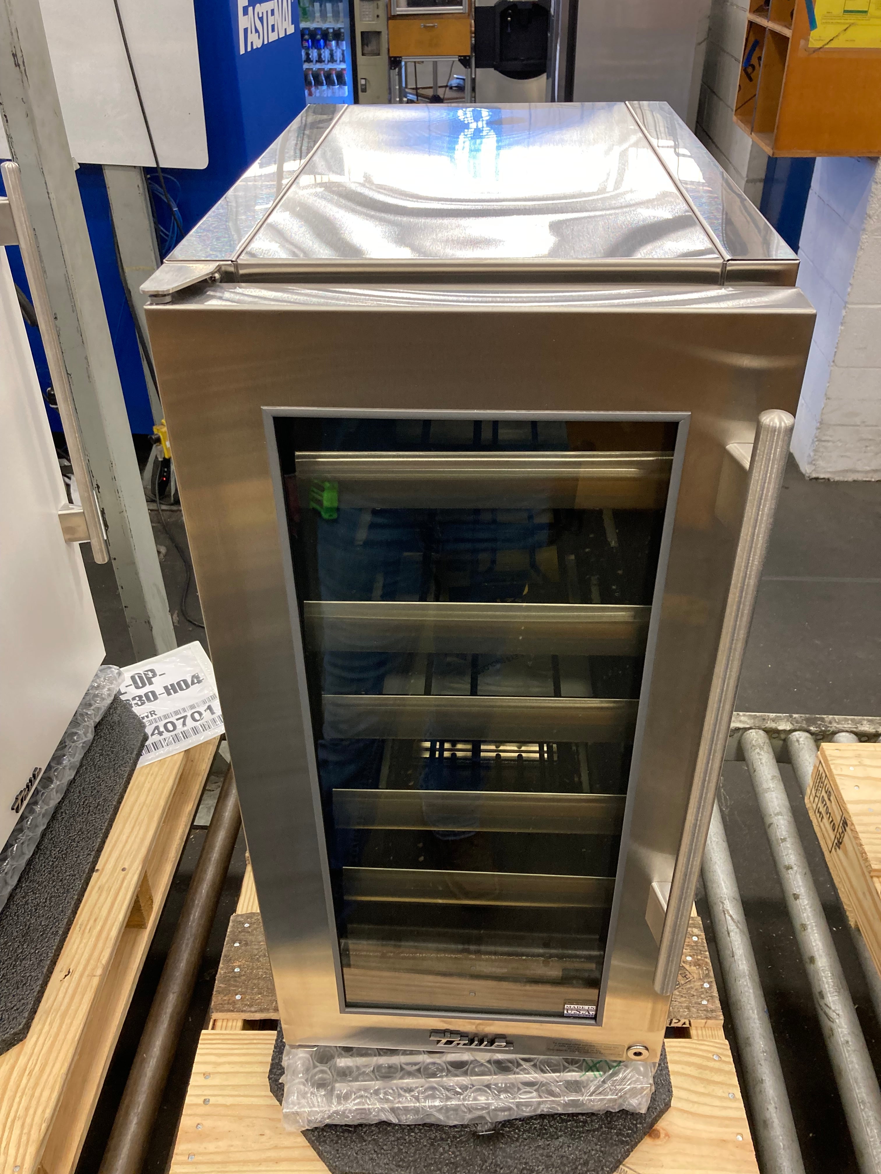 15" Stainless Wine Cabinet - Glass Door - Left Hinge | 10931580-1