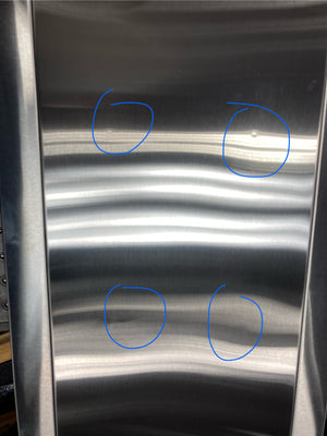 15" Stainless Undercounter Refrigerator - Solid Door - Left Hinge | 10967392-1