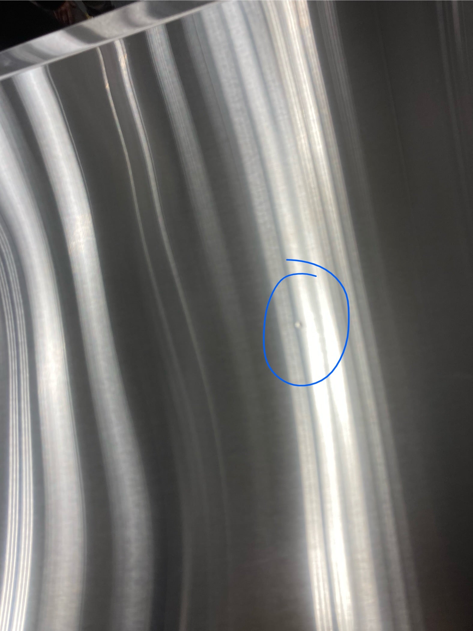 24" Stainless Refrigerator - Glass Door - Left Hinge | 10972048-1