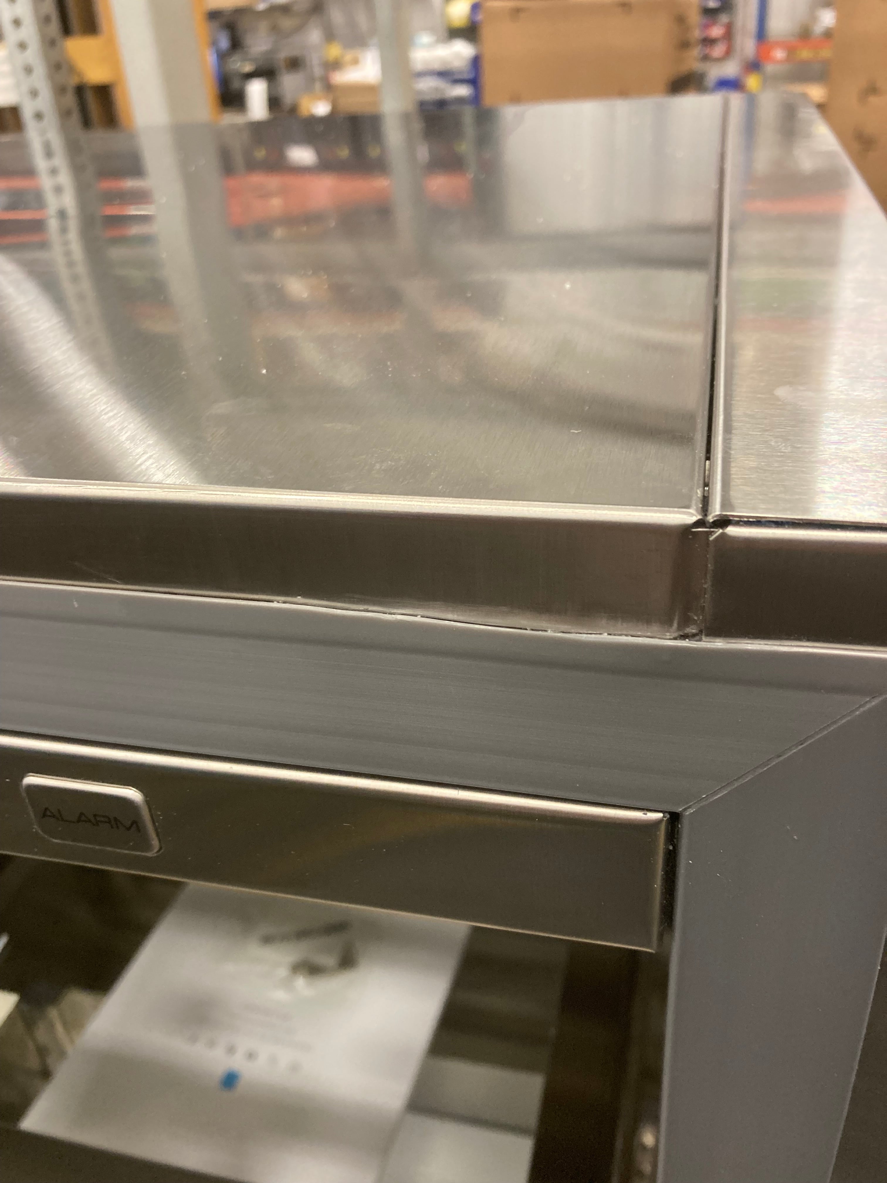 24" Stainless Refrigerator - Glass Door - Left Hinge | 10972048-1