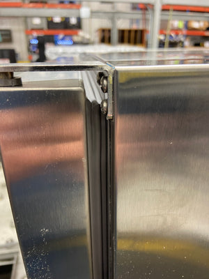 24" Stainless Dual Zone Wine Cabinet - Glass Door - Right Hinge | 11105872-1