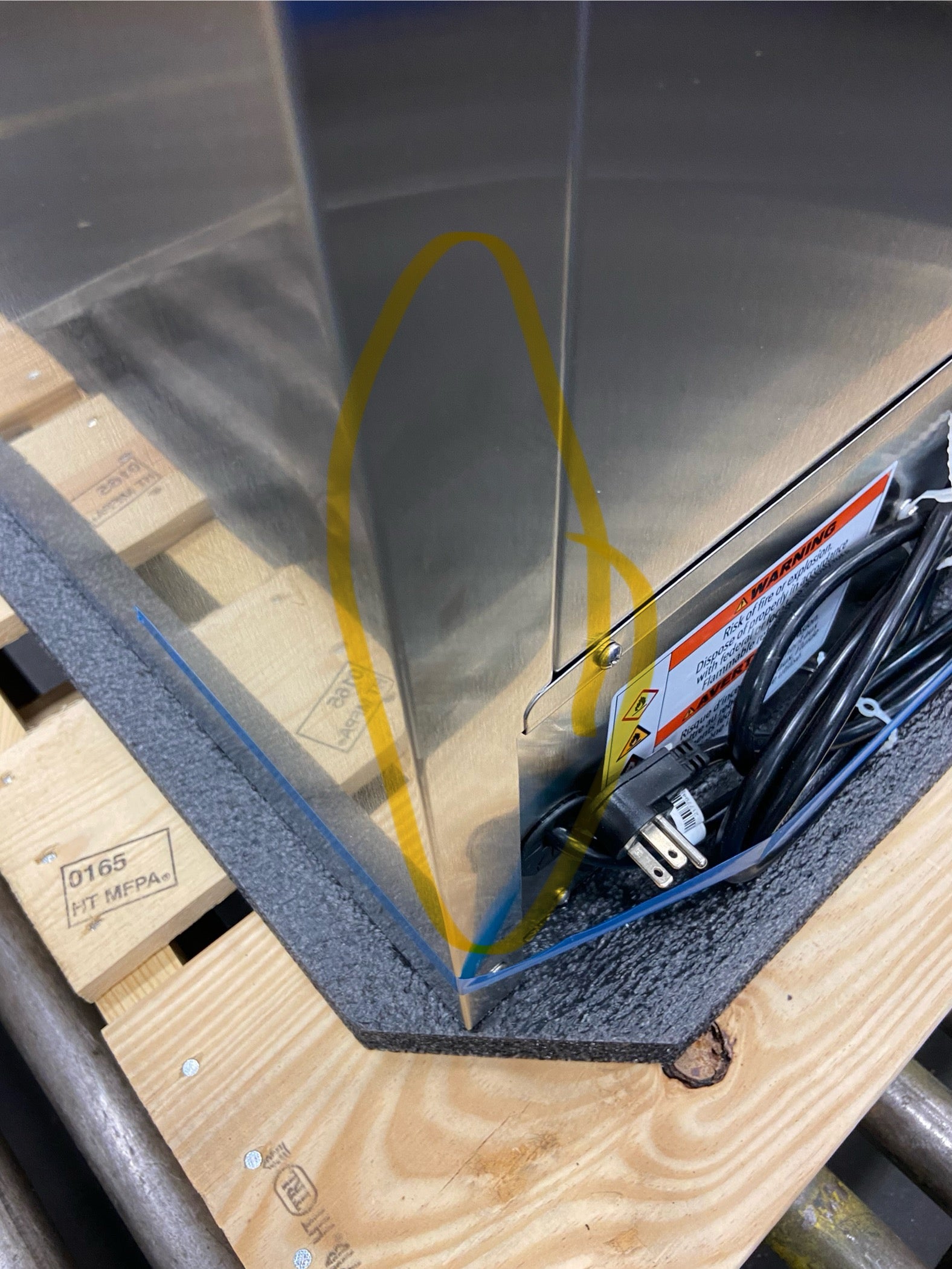 24" Stainless Dual Tap Beverage Dispenser - Right Hinge | 11112290-1