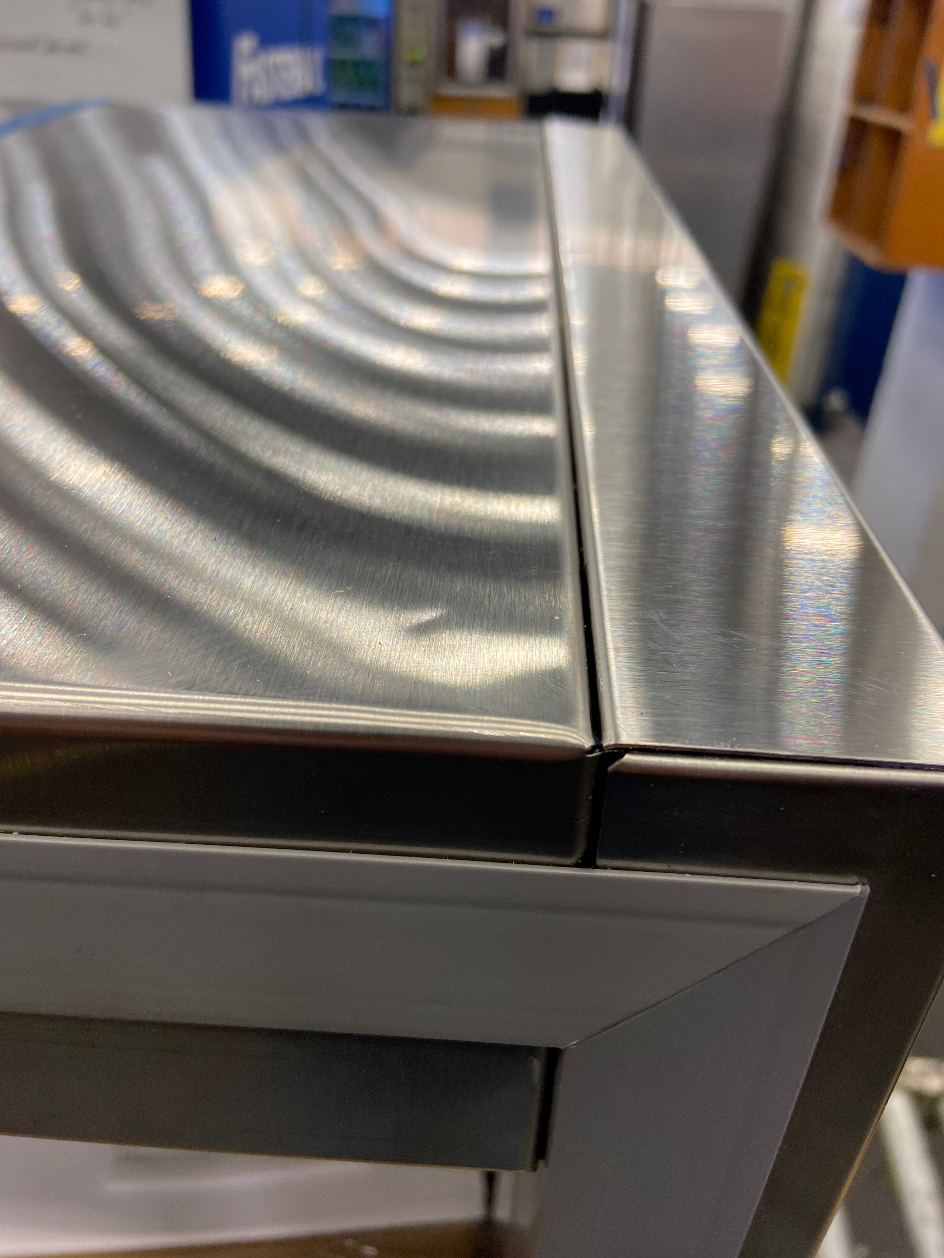 24" Stainless Dual Tap Beverage Dispenser - Left Hinge | 11112726-1