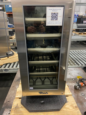 15" Stainless Wine Cabinet - Glass Door - Left Hinge | 11123932-1