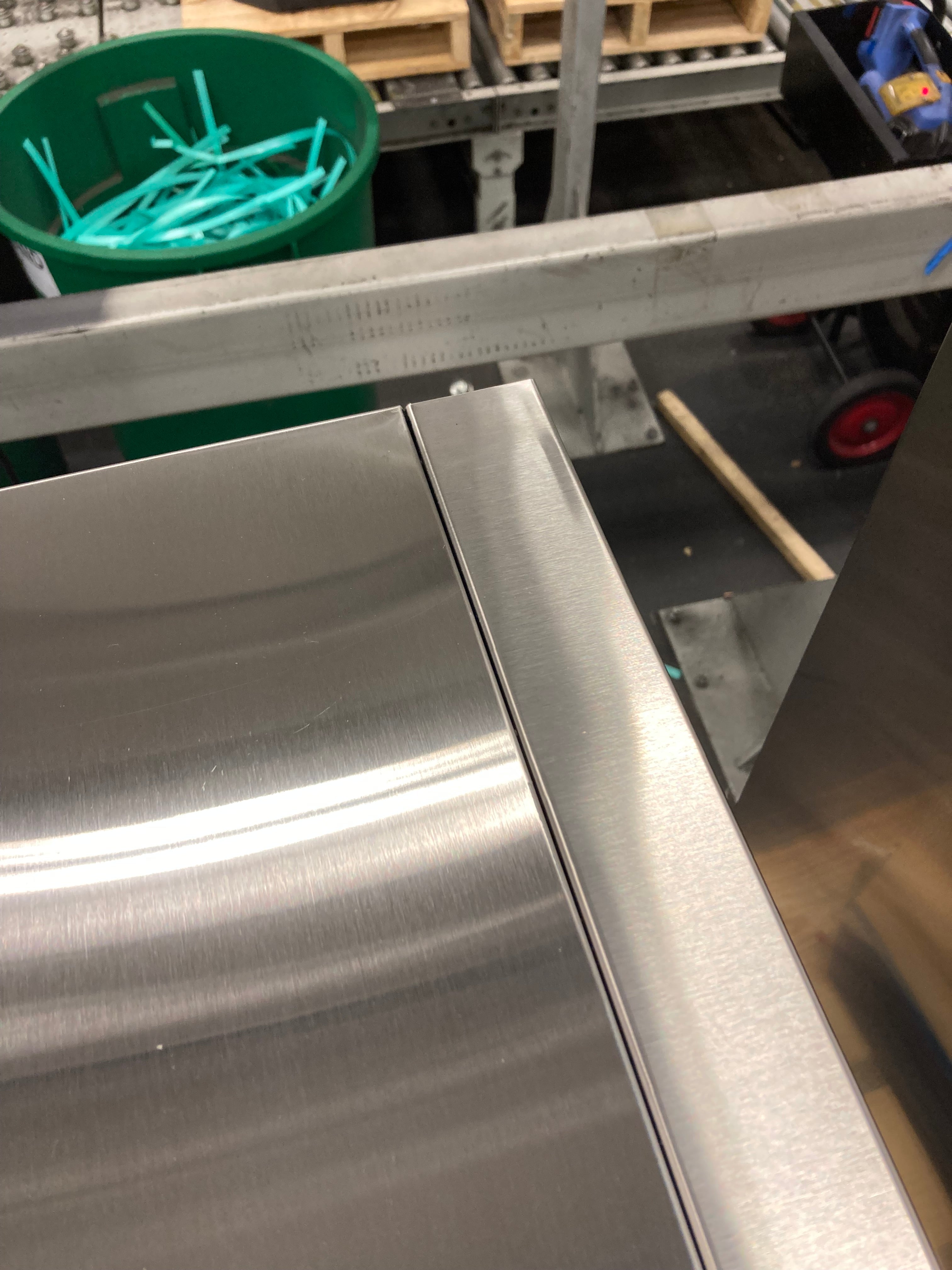 24" Stainless Refrigerator - Glass Door - Left Hinge | 11192964-1