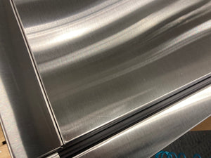 24" Stainless Refrigerator - Glass Door - Left Hinge | 11192964-1