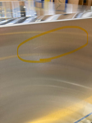 24" Stainless Dual Zone Wine Cabinet - Glass Door - Left Hinge | 11129495-1