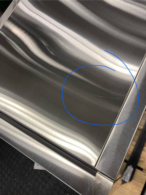 24" Stainless Refrigerator - Solid Door - Right Hinge | 10968660-1