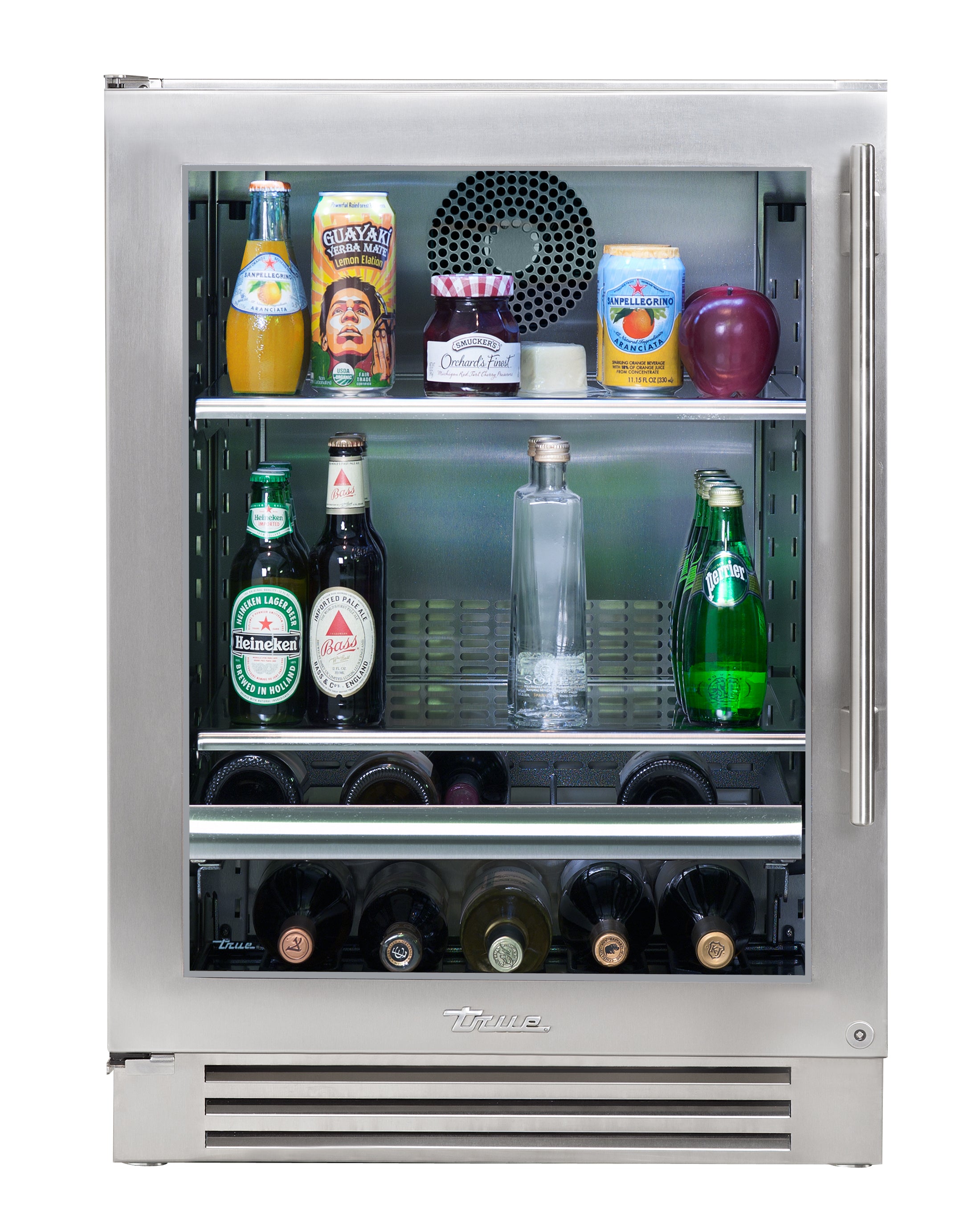 24" Stainless Beverage Center - Glass Door - Left Hinge | 11147432-1