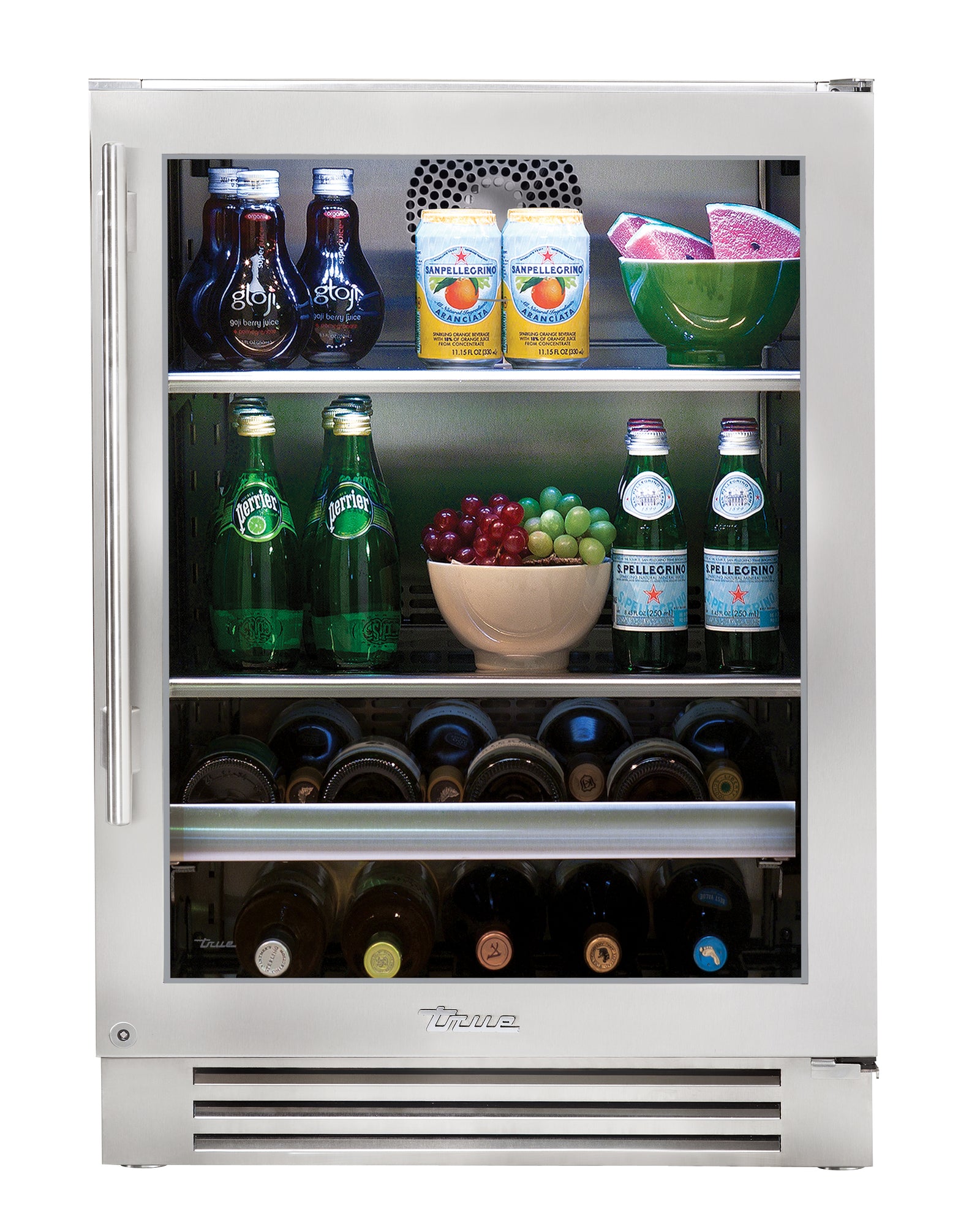 24" Stainless Beverage Center - Glass Door - Right Hinge | 11117820-1