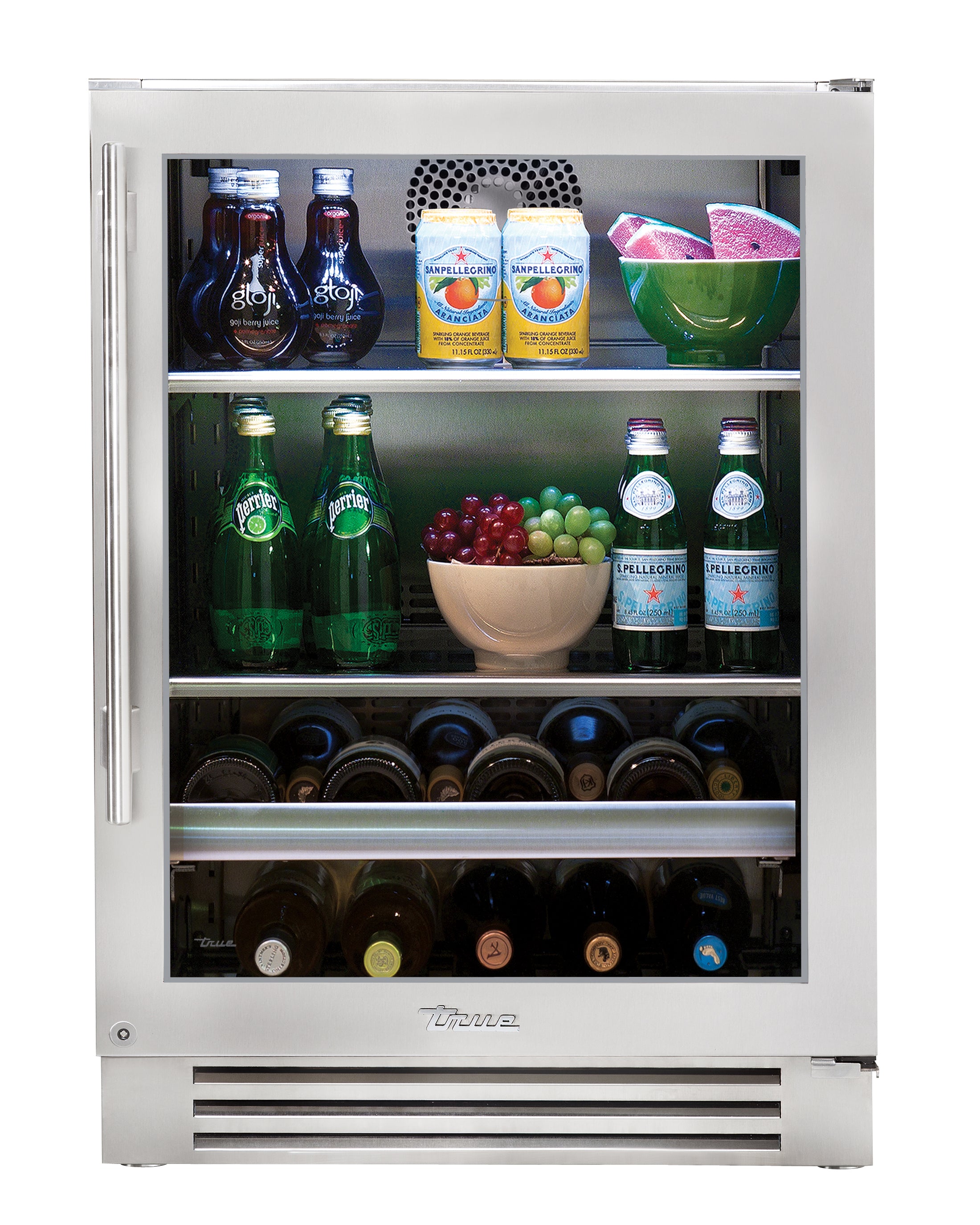 24" Stainless Beverage Center - Glass Door - Right Hinge | 11192990-1