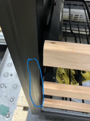 24" Overlay Single Zone Wine Cabinet - Glass Door - Right Hinge | 10927789-1