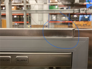 24" Stainless Refrigerator - Glass Door - Left Hinge | 10972048-1