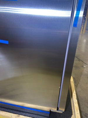 24" Stainless Dual Zone Wine Cabinet - Glass Door - Left Hinge | 11057264-1