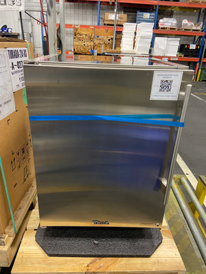 24" Stainless Refrigerator - Solid Door - Left Hinge | 11088886-1