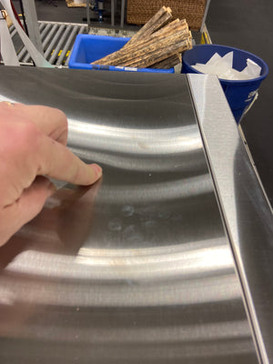 24" Stainless Refrigerator - Solid Door - Left Hinge | 11088886-1