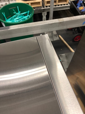 24" Stainless Refrigerator - Glass Door - Left Hinge | 11192964-1