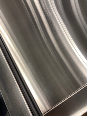 24" Stainless Refrigerator - Glass Door - Left Hinge | 11192964-1