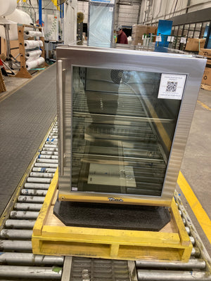 24" Stainless Refrigerator - Glass Door - Right Hinge | 10968643-1