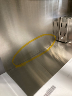 24" Stainless Refrigerator - Glass Door - Right Hinge | 10968643-1