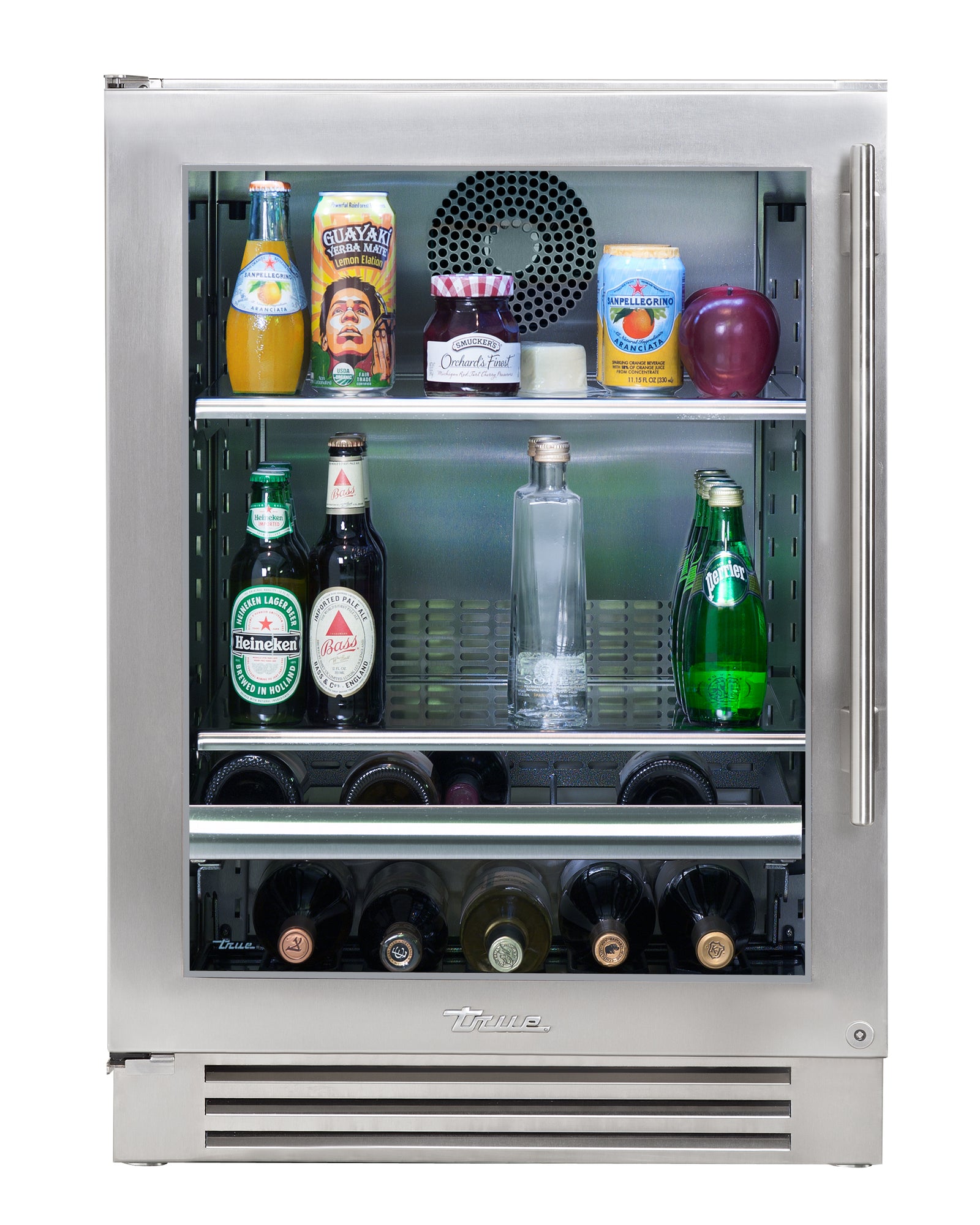 24" Stainless Beverage Center - Glass Door - Left Hinge | 10496762-1