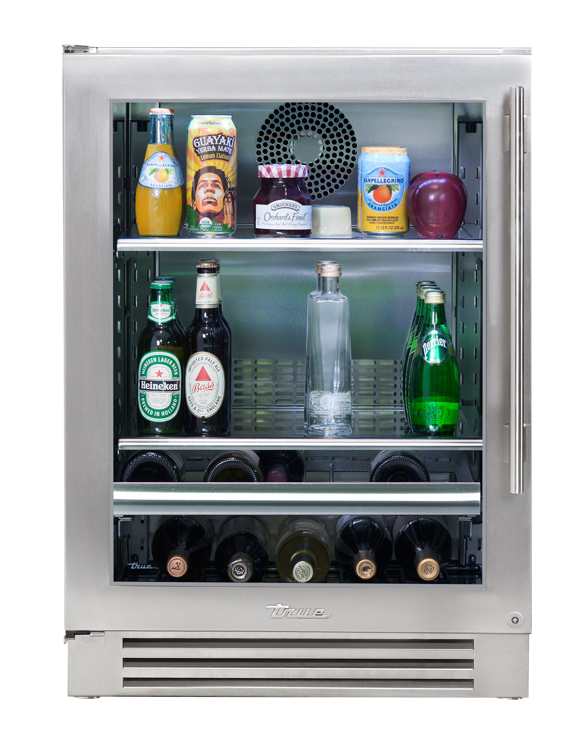 24" Stainless Beverage Center - Glass Door - Left Hinge | 10496762-1