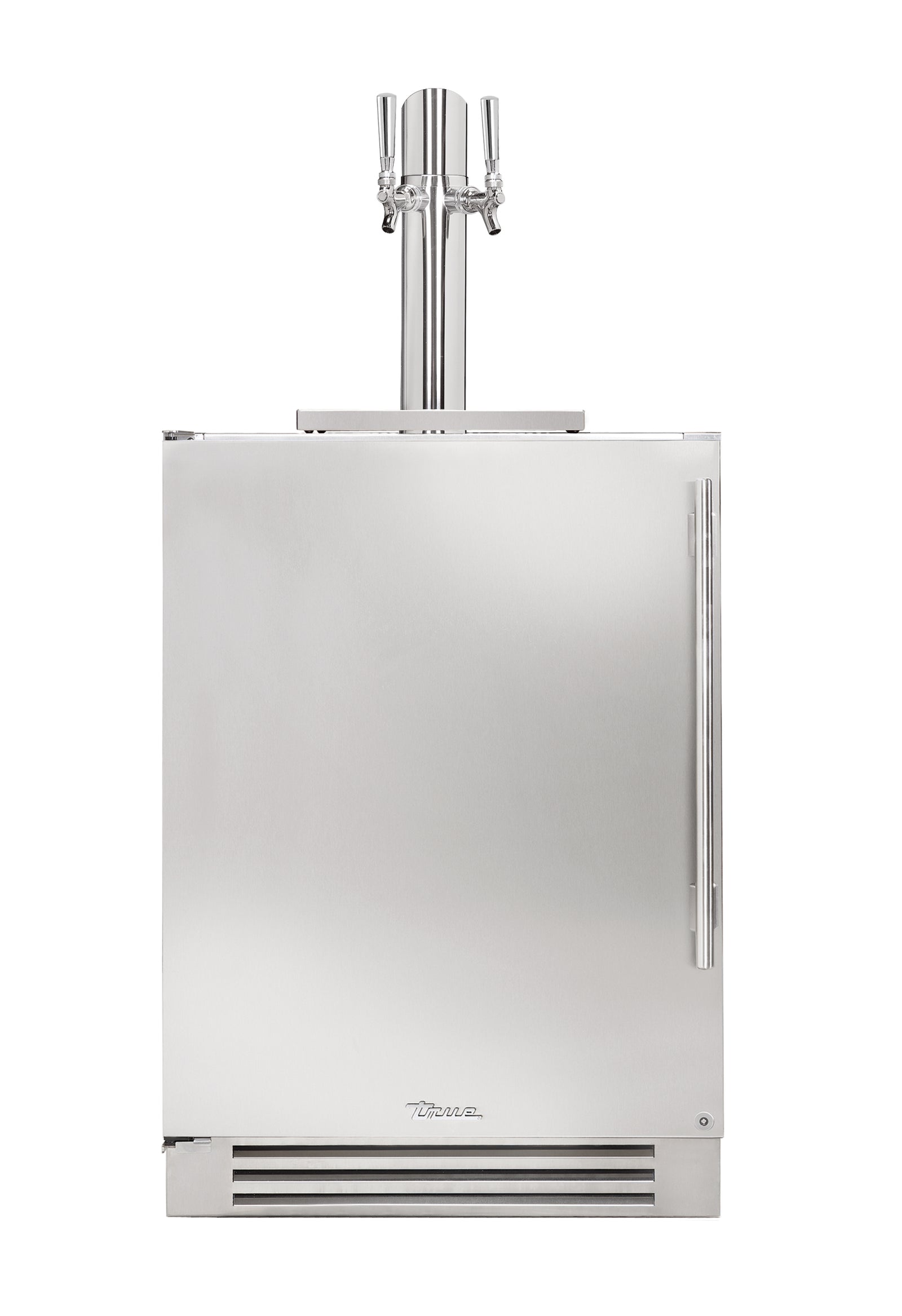 24" Stainless Dual Tap Beverage Dispenser - Left Hinge | 11112726-1