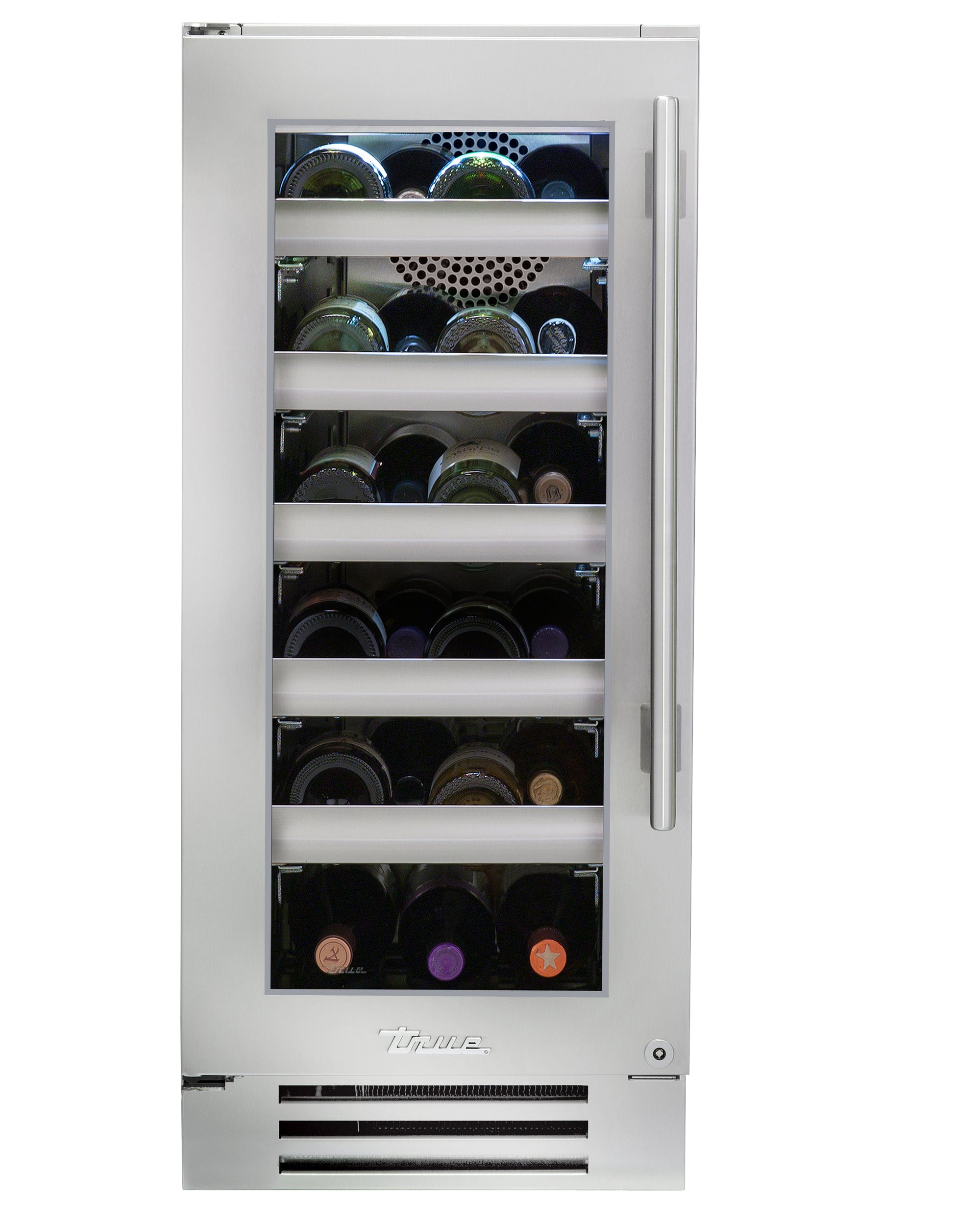 15" Stainless Wine Cabinet - Glass Door - Left Hinge | 10931580-1