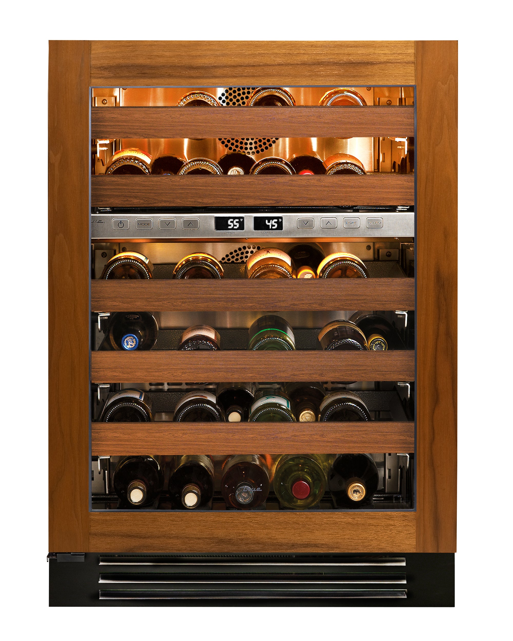 24" Overlay Dual Zone Wine Cabinet - Glass Door - Left Hinge | 10968667-1